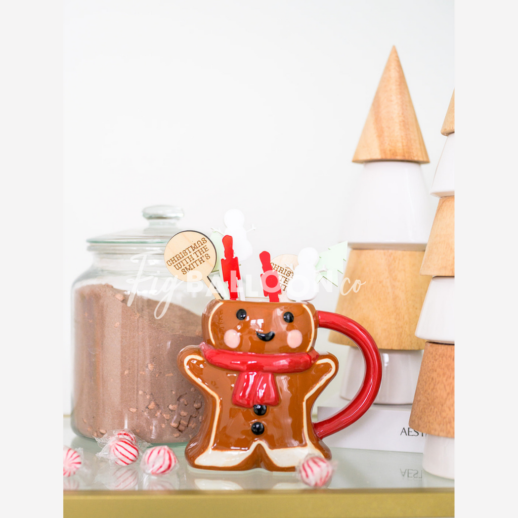 Holiday Nutcracker Drink Pick/Stirrer (Set of 25) Fig Balloon Co.