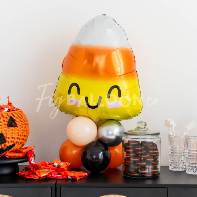 Halloween Candy Corn Tabletop Centerpiece