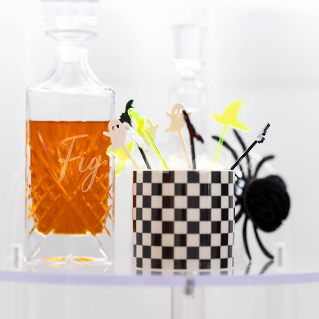 Assorted Halloween Drink Pick/Stirrer (Set of 25)