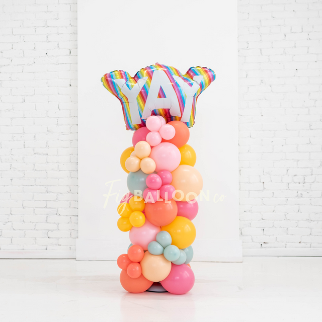 Yay! Balloon Column with (you pick colors!)